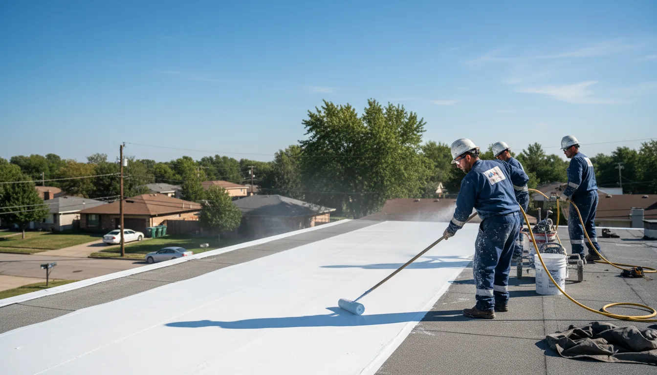 Commercial roof coating in Arlington, IN near me